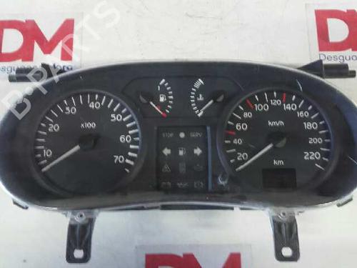 Used Instrument cluster RENAULT CLIO II (BB_, CB_) 1.5 dCi (100 hp) 16643056