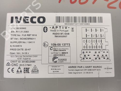 Radio IVECO DAILY VI Van | BP30601101E6