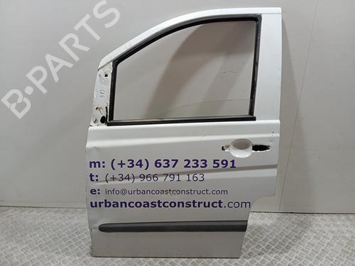 Used Left front door MERCEDES-BENZ VITO / MIXTO Van (W639) 109 CDI (639.601, 639.603, 639.605) (88 hp) 31323578