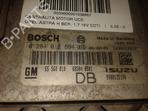 Engine control unit (ECU) OPEL ASTRA H (A04)  | BP12633048M57 
