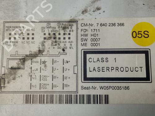 Radio SEAT LEON (1P1) 1.2 TSI | BP13697382E6 