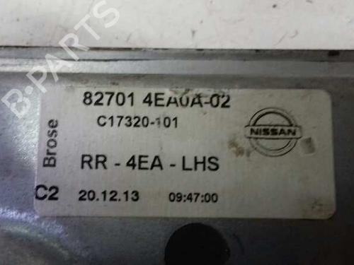 Rear left window mechanism NISSAN QASHQAI / QASHQAI +2 I (J10, NJ10, JJ10E)  | BP12935081C24 