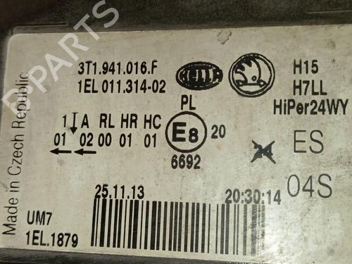 Right headlight SKODA SUPERB II (3T4) 2.0 TDI 16V 4x4 | BP33456560C29 - Image 4