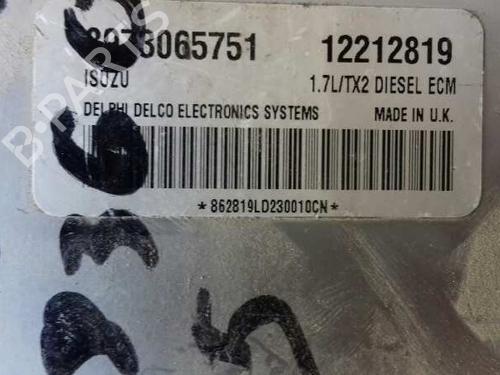 Engine control unit (ECU) OPEL ASTRA G Saloon (T98) 1.7 DTI 16V (F69) | BP12649406M57 