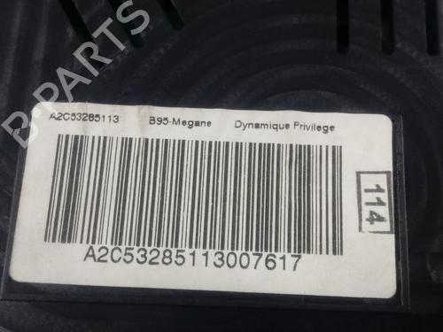 Instrument cluster RENAULT MEGANE III Hatchback (BZ0/1_, B3_) 1.9 dCi (BZ0N, BZ0J) | BP17626779C47 