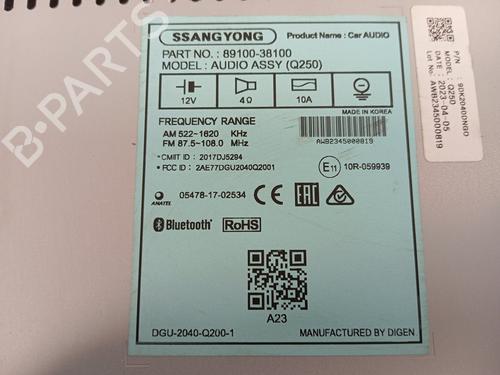 Bilradio SSANGYONG MUSSO (QK)  | BP30470293E6 