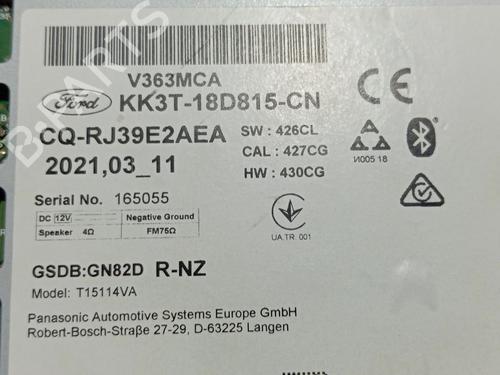 Radio FORD TRANSIT CUSTOM V710 Van (NRN) | BP35931749E6 - Image 4