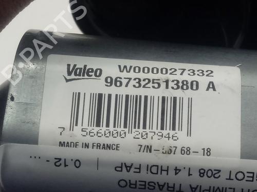 Rear wiper motor PEUGEOT 208 I (CA_, CC_)  | BP18656676M102 
