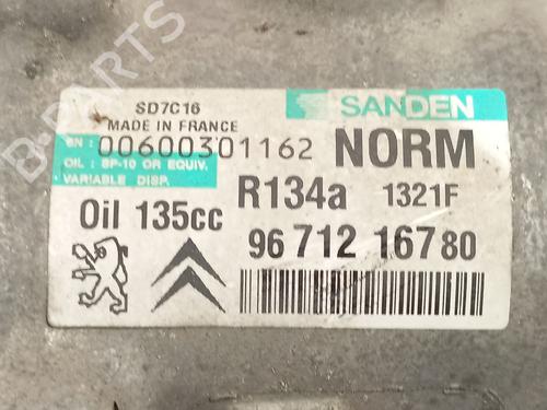 AC compressor PEUGEOT 508 I (8D_) 1.6 HDi | BP38873496M34 - Image 2