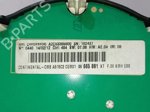 Instrument cluster CITROËN C3 II (SC_) 1.1 i | BP39428316C47 - Image 4