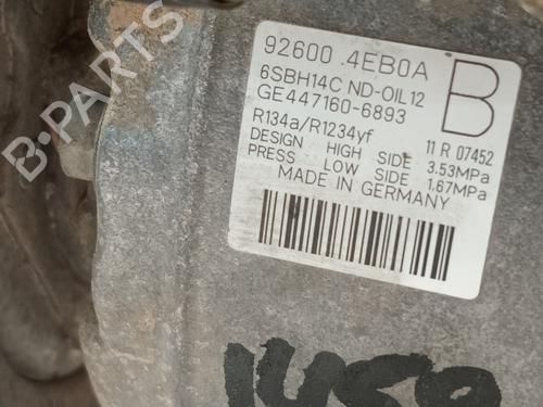 AC compressor NISSAN QASHQAI II SUV (J11, J11_)  | BP27199113M34 