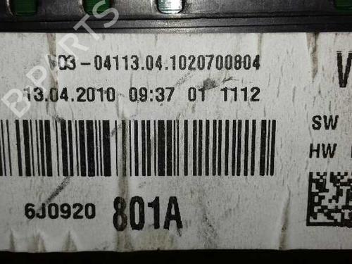 Instrument cluster SEAT IBIZA IV (6J5, 6P1)  | BP13704385C47 