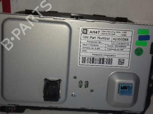 Radio OPEL ZAFIRA TOURER C (P12)  | BP12935585E6 