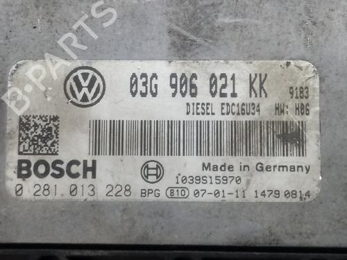 Engine control unit (ECU) SKODA OCTAVIA I (1U2) 1.9 TDI | BP12646223M57 