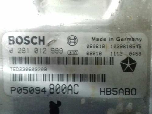 Engine control unit (ECU) FIAT SEDICI (189_) 1.9 D Multijet | BP16577561M57 