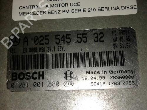Engine control unit (ECU) MERCEDES-BENZ E-CLASS (W210) E 300 Turbo-D (210.025) | BP12643598M57 