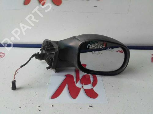 Used Right mirror PEUGEOT 206 Hatchback (2A/C) 2.0 HDI 90 (90 hp) 12637782