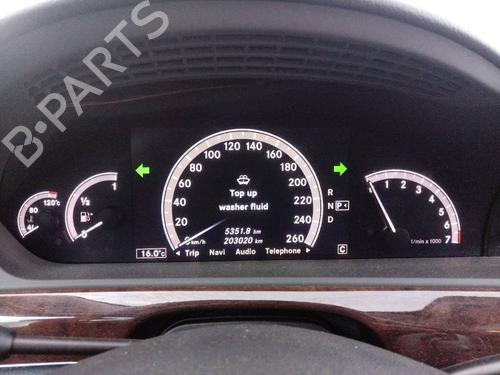 Used Instrument cluster MERCEDES-BENZ S-CLASS (W221, V221) S 350 (221.056, 221.156) (272 hp) 12674047