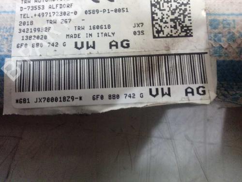 Used Right curtain airbag SEAT IBIZA V (KJ1, KJG) [2017-2025]  12668474