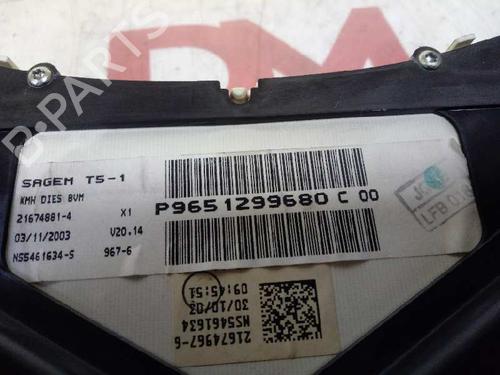 Instrument cluster PEUGEOT 307 (3A/C) | BP12666077C47