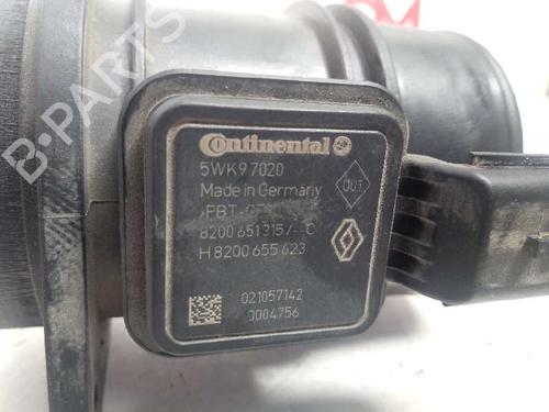 Mass air flow sensor RENAULT KANGOO / GRAND KANGOO II (KW0/1_) 1.5 dCi 70 (KW0V, KW0A) | BP12837439M95 