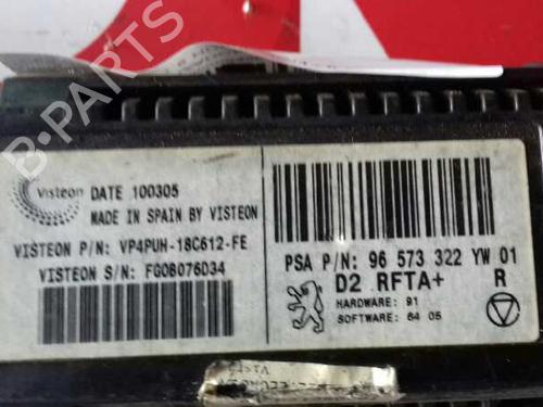 Climate control PEUGEOT 407 (6D_) 1.6 HDi 110 (6D9HZC, 6D9HYC) | BP12650627I5 