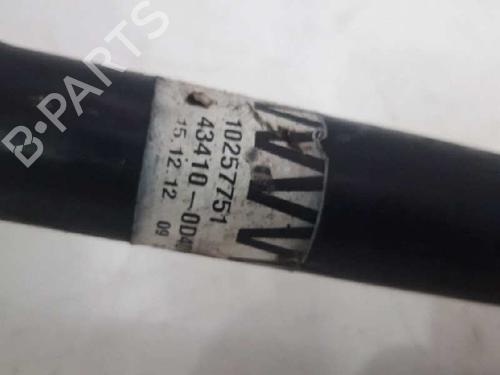 Right front driveshaft TOYOTA YARIS (_P13_) 1.5 Hybrid (NHP130_, NHP130) | BP12653898M39 