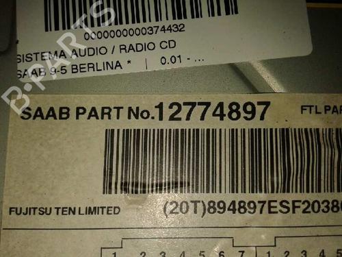 Bilradio SAAB 9-5 (YS3E)  | BP16446857E6 