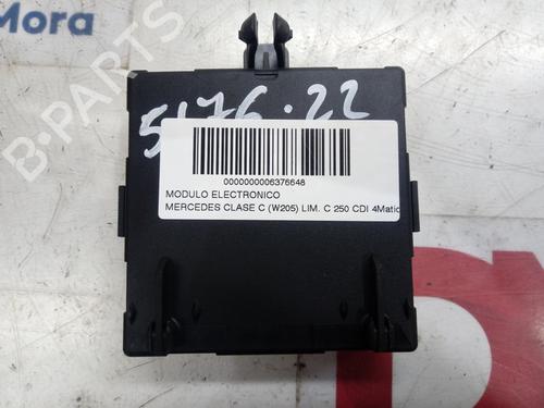 Used Electronic module MERCEDES-BENZ C-CLASS (W205) C 250 BlueTEC / d (205.008, 205.006) (204 hp) 12672287