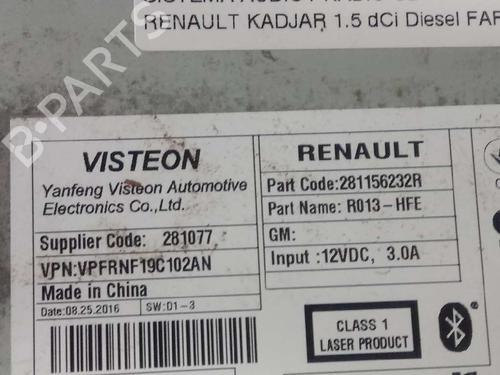 Radio RENAULT KADJAR (HA_, HL_)  | BP16520368E6 