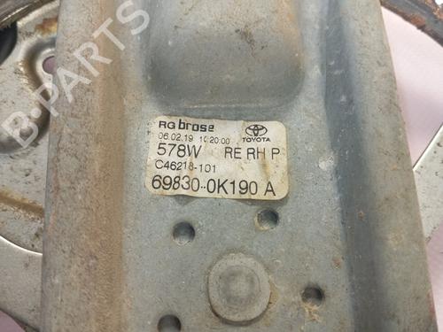 Rudehejsemekanisme Højre bagtil TOYOTA HILUX VIII Pickup (_N1_)  | BP29729647C25 