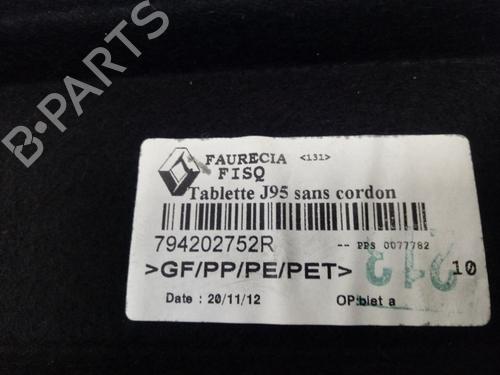 Rear parcel shelf RENAULT SCÉNIC III (JZ0/1_)  | BP17905717C85 