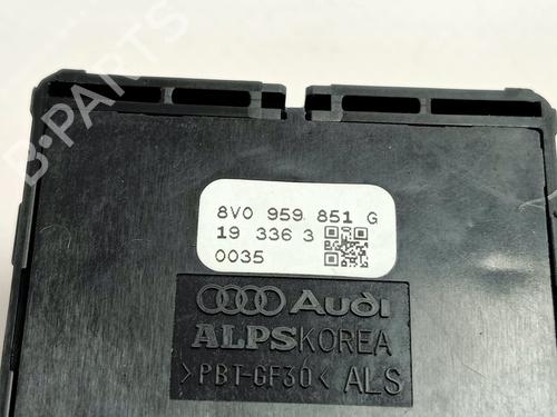 Left front window switch AUDI A3 Sportback (8VA, 8VF) 35 TDI | BP22611447I27 
