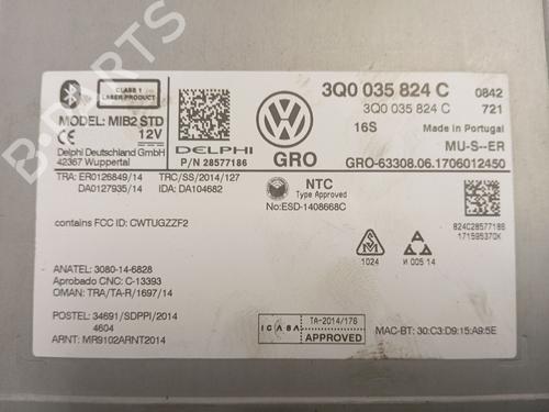 Radio VW GOLF VII (5G1, BQ1, BE1, BE2)  | BP26699734E6 