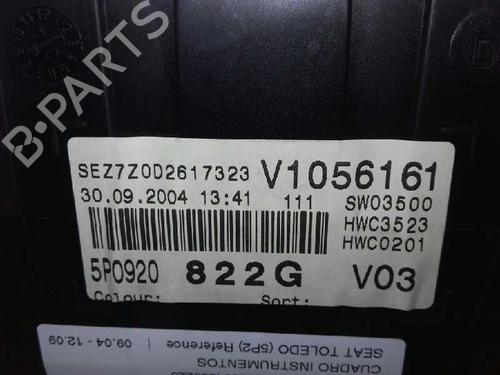 Instrument cluster SEAT TOLEDO III (5P2)  | BP16715858C47 