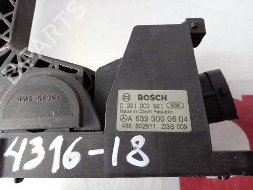 Pedal MERCEDES-BENZ VITO / MIXTO Van (W639) 111 CDI (639.601, 639.603, 639.605) | BP15248787I4