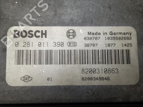 Engine control unit (ECU) RENAULT MEGANE II Saloon (LM0/1_) 1.9 dCi (LM0G, LM1G, LM2C) | BP15889351M57 