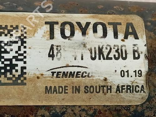 Right rear shock absorber TOYOTA HILUX VIII Platform/Chassis (_N1_)  | BP29370914M19 