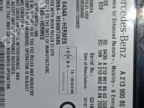 Electronic module MERCEDES-BENZ B-CLASS Sports Tourer (W246, W242) B 180 CDI / d (246.212) | BP27236040M83 