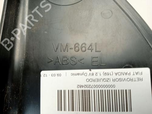 Left mirror FIAT PANDA (169_) 1.2 (169.AXB11, 169.AXB1A) | BP26720457C26 