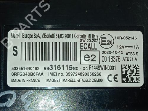 Electronic module PEUGEOT 508 II (FB_, FH_, F3_) 1.5 BlueHDI 130 (FBYHZJ, FBYHZR) | BP40020720M83 - Image 2