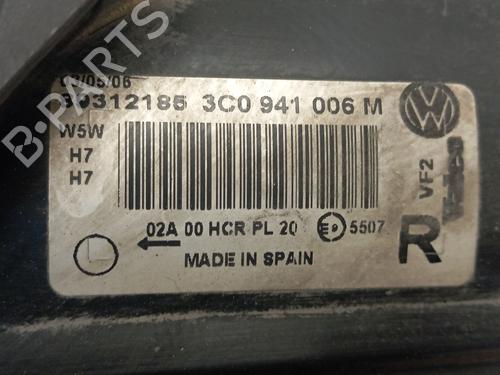 Right headlight VW PASSAT B6 (3C2) 1.9 TDI | BP32780505C29 - Image 2