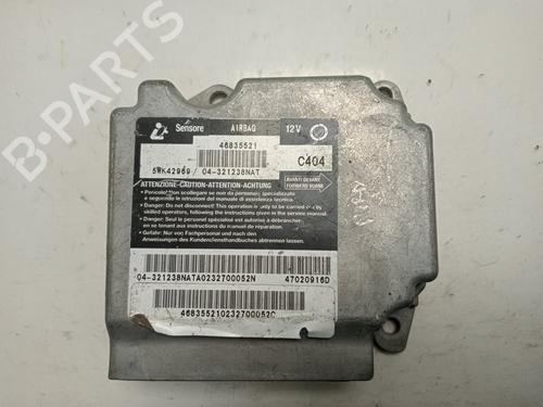 Kollisjonspute styreenhet FIAT STILO (192_) 1.9 JTD (192_XE1A) (115 hp) 16720574