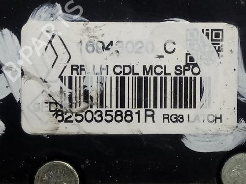 Rear left lock RENAULT MEGANE IV Hatchback (B9A/M/N_) 1.5 Blue dCi 95 (B9A2, B9A6) | BP19101891C100 