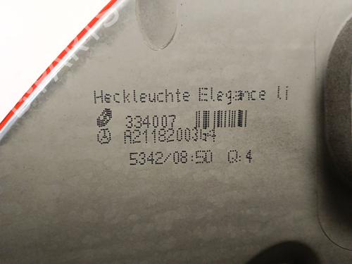 Left taillight MERCEDES-BENZ E-CLASS (W211) E 270 CDI (211.016) | BP31995861C34