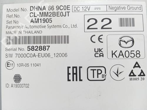 Radio MAZDA 3 Hatchback (BP) SKYACTIV-X M Hybrid AWD | BP40006033E6 - Image 6