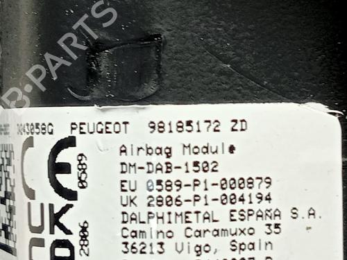 Driver airbag PEUGEOT RIFTER  | BP29410569C9 