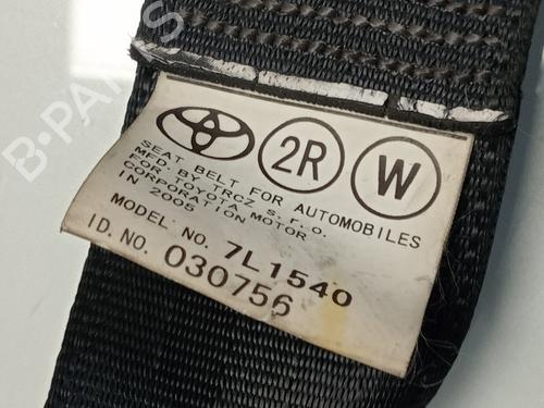 Rear right seatbelt TOYOTA COROLLA Verso (ZER_, ZZE12_, R1_)  | BP17021048I28 