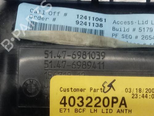 Other BMW X6 (E71, E72)  | BP16076008O1 