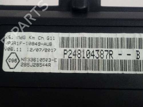 Instrument cluster RENAULT KANGOO / GRAND KANGOO II (KW0/1_)  | BP18602948C47 